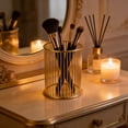 thumbnail image 1 of CaiYueKe Pencil Holder, Metal Pen Cup Makeup Brush Holder for Desk, Round Wire Mesh Desktop Organizer for Office Home Vanity, Aesthetic Cylindrical Storage Organizer for Art Supplies, 1 of 7