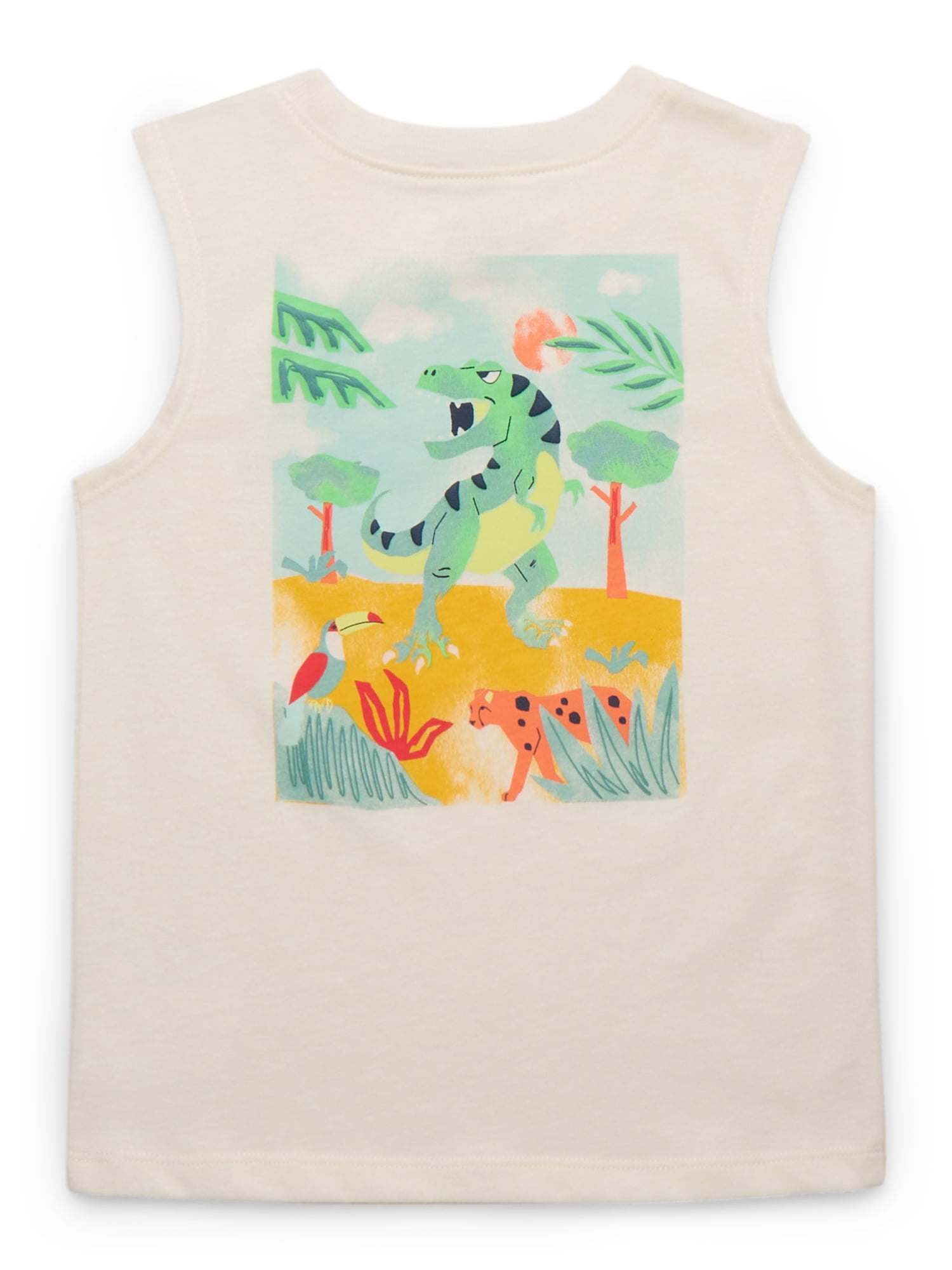 Garanimals Toddler Boy Jersey Graphic Muscle Tank, Sizes 18M-5T