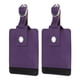 thumbnail image 1 of Etiquetas de equipaje Fintie Leather con nombre e identificación con funda de privacidad, 1 of 8