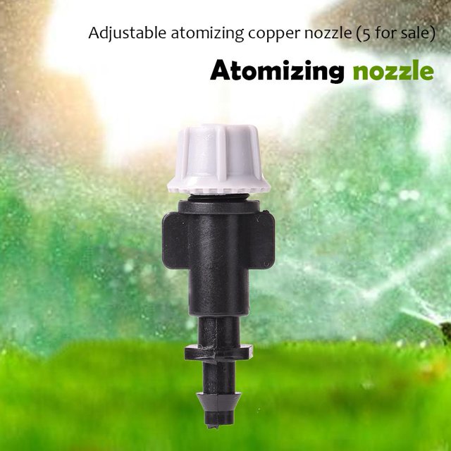 Aspersor Aspersor Boquilla única Cabeza Jardín Césped Irrigación Agua Nebulización (50 piezas)