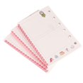 thumbnail image 1 of 3PCS A7 Loose-Leaf Refill Papers Colorful Notebook Replacement Core Papers Colorful Papers for School Store Office, 1 of 4