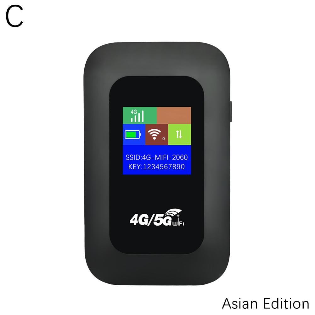 Portable 4G LTE Wi-Fi Router,Unlocked SIM Hotspot with Battery