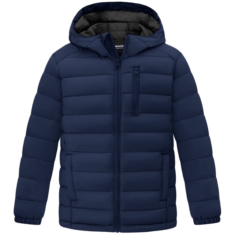 Wantdo Boys' Hooded Waterproof Packable Puffer Jacket photo 1