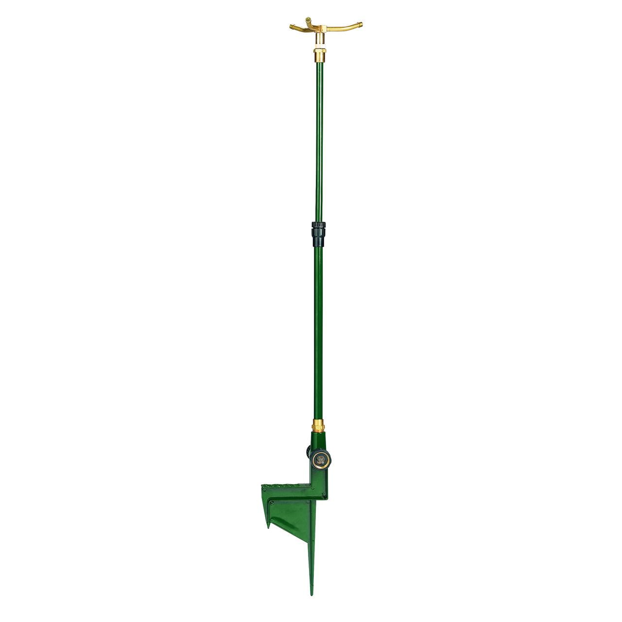 (2 pack) Orbit 3-Arm Rotating L awn Sprinkler on  Adjustable Step Spike
