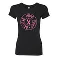 thumbnail image 2 of Believe Hope Awareness Womens Slim Fit Junior Tee, Black, Small, 2 of 3