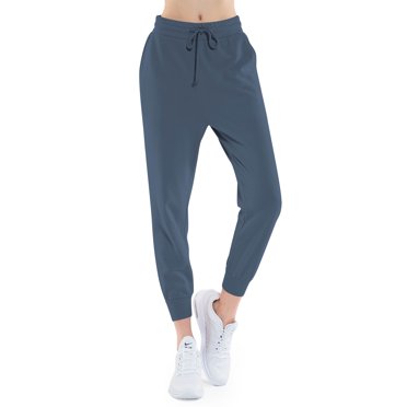 la12st women's juniors soft jogger pants drawstring pockets