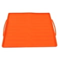 thumbnail image 2 of Alfombrilla para parrilla de silicona, cubierta protectora para parrilla, alfombrilla para parrilla de barbacoa para cocinar al aire libre, mango naranja de 17 pulgadas, 2 of 10