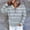 Gray, variant on Plus Size Sweatshirts for Womens Pullover Fashion Printing Button Hat Rope Long Sleeves Hooded Pocket Pullover Sweatshirts