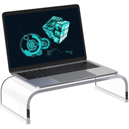 Acrylic Clear Game Computer Monitor Stand Riser 15” Multi-Futional ...