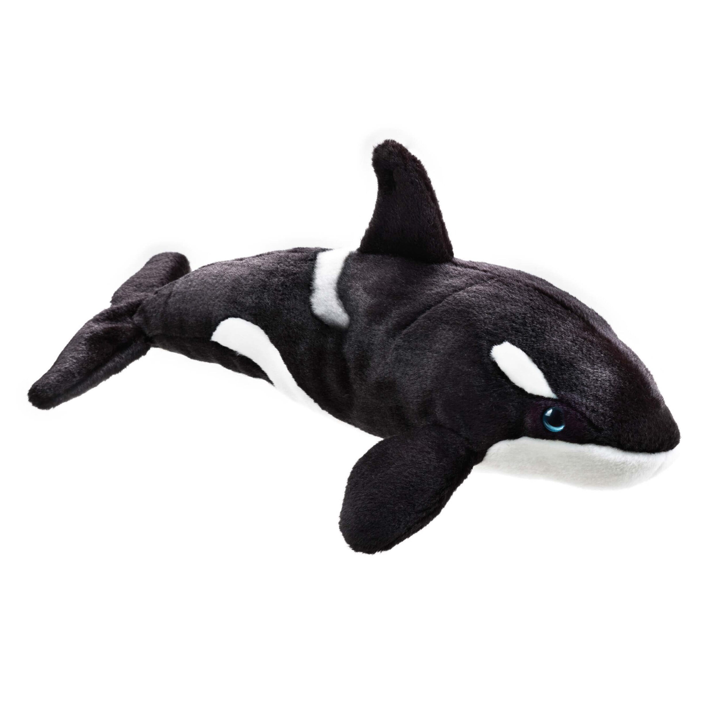 HOUSE OF MARBLES Ocean ORCA WHALE Bag 19 x GLASS MARBLES Collectable