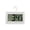 Gray, variant on Digital Refrigerator Thermometers , Waterproof Room Thermometer with Hook, Thermometer with Magnetic Back Large LCD, Max/Min Record Function for Home, Commercial