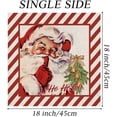 thumbnail image 2 of Merry Christmas Throw Pillow Covers Candy Canes Elk Santa Claus Sleigh Rides Winter Outdoor Decorations Pillowcase Home Decor 18 x 18 Inch Living Room Cushion Case for Sofa Couch Set of 4, 2 of 6