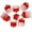 Red, variant on 8 Pcs Professional Hair Clipper Combs Guides, Replacement Guards Set – 1/16" to 1" Fits Most Size Clippers/Trimmers, Barber Accessories