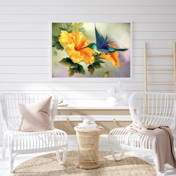 Cuadros Decorativos Pintura por números Kit DIY pájaro miel pintado a mano Digital aceite imagen artesanal Ndcxsfigh Nuevos Originales