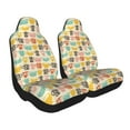 thumbnail image 2 of Yiaed Vintage Cup Print Car Seat Covers,Universal Auto Seats Protector Fits for Car,SUV Sedan,Truck,Automotive Seat Covers & Accessories-2 PCS, 2 of 9
