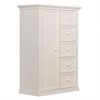 Evolur Napoli Chifforobe, Distressed White