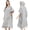 Grey Checkered, variant on Men Women Hooded Towel Changing Wearable Cloth Swim Parka Jacket Swimsuit Bikini Coverup Dry Robe Bathing Suit Dress Wrap Plus Size for Beach Hiking Pee Surf Board Pool Shower