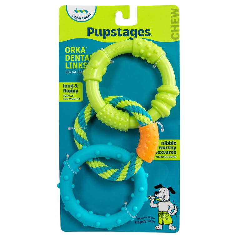 Petstages Durable Rubber Plastic Dog Chew Toy with Textures for
