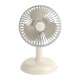 thumbnail image 2 of Mini ventilador portátil de escritorio USB para interiores y exteriores, ajustable a 90 degree. Beige, 2 of 9