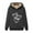 #3Black, variant on Sweatshirts for Women, Women's Casual Printed Winter Warm Solid Pocket Long Sleeve Hooded Sweatshirt Top, #3Black S