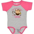 thumbnail image 3 of Inktastic Little Monkey Girl 1st Birthday Girls Baby Bodysuit, 3 of 5