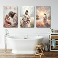 thumbnail image 2 of Hieng Jesus and Lamb Canvas Wall Art Jesus Running After Lost Lamb Picture Wall Art Jesus Canvas Print Christian Wall Decor Art Christian Home Decor Jesus Pictures Christian（Only canvas）, 2 of 6