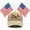 Khaki, variant on Vintage 250th Anniversary Baseball Cap and 2 Flags Set, 3D Embroidered Bald Eagle Patriotic Hat for Men Women, Blue