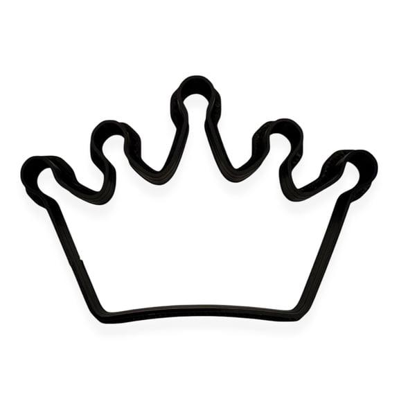 Crown Cookie Cutter with Easy Push Design (4 inch)