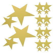 20 Pcs Paper Star Confetti Cutouts Party Signature Stars Golden