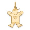 thumbnail image 1 of 14K Yellow Gold Kid Charm, 1 of 2