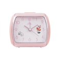 thumbnail image 1 of Reloj despertador silencioso y sencillo de 4,7 pulgadas para mesita de noche con un bonito reloj luminoso para estudiantes, niños y adultos (cuadrado rosa), 1 of 5