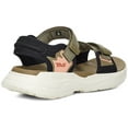 thumbnail image 3 of Teva Womens Zymic Supportive Cushioned Footbed Sport Sandals, 3 of 3