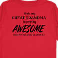 thumbnail image 4 of Inktastic Yeah My Great Grandma Is Pretty Awesome Boys or Girls Long Sleeve Toddler T-Shirt, 4 of 5