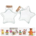 thumbnail image 3 of 2 Pcs Bouteilles à Souhaits Transparentes en Forme d'Étoile Bocaux en Verre Bouteilles à Bouchon, 3 of 9