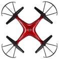 thumbnail image 1 of Drone con control remoto de 2,4 GHz, mantenimiento de altitud, retorno con una tecla, RC Quadcopter (rojo sin cámara), 1 of 4