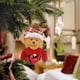 thumbnail image 5 of onlyliua para Interior/Exterior Adornos Navideños Papá Noel Muñeco de Nieve Árbol de Navidad con Muñeco de Mano Colgante Regalo Colgante, 5 of 7
