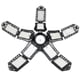 thumbnail image 4 of Lámpara de fábrica, luz LED para garaje, luz de garaje de plástico, lámpara para garaje, diseño de última generación, 4 of 12