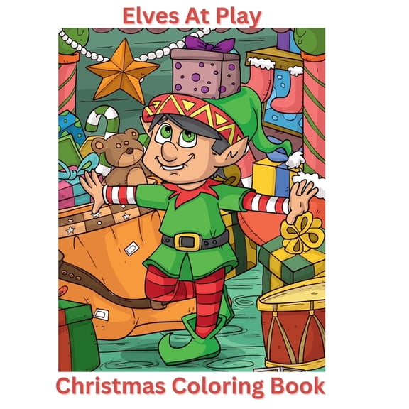 Elves At Play Coloring Book, (Paperback)