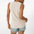 thumbnail image 5 of Horkkom Sweater Tank Tops for Women Summer Solid Color Sleeveless Sweater Tops Slim Pullover Thin Soft Casual Tops Beige S, 5 of 8