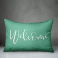 thumbnail image 2 of Creative Products Welcome Script Mint 14x20 Indoor / Outdoor Pillow, 2 of 2