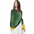 thumbnail image 5 of Banana Translucent Breathable Chiffon Yarn Silk Scarf 180*73 (70.86*28.7in) - Lightweight Head Wrap for Women and Girls, 5 of 6