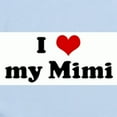 thumbnail image 2 of CafePress - I Love My Mimi Infant Bodysuit - Baby Light Bodysuit, Size Newborn - 24 Months, 2 of 4