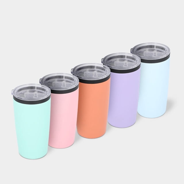 Paquete con 20 piezas de Termo antideslizante, rosa 9 x 17