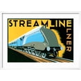 thumbnail image 2 of Art.com Streamline Train Art Print by Brian James, White Frame Wall Art, 29" x 21", 2 of 5