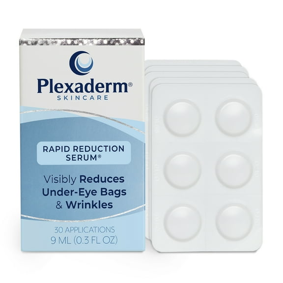 Plexaderm Rapid Reduction Serum - New Single Use Pods - Age-Defying Eye Treatment - Reduce the Look of Under-Eye Bags & Wrinkles, Diminish the Appearance of Dark Circles, Fine Lines &a