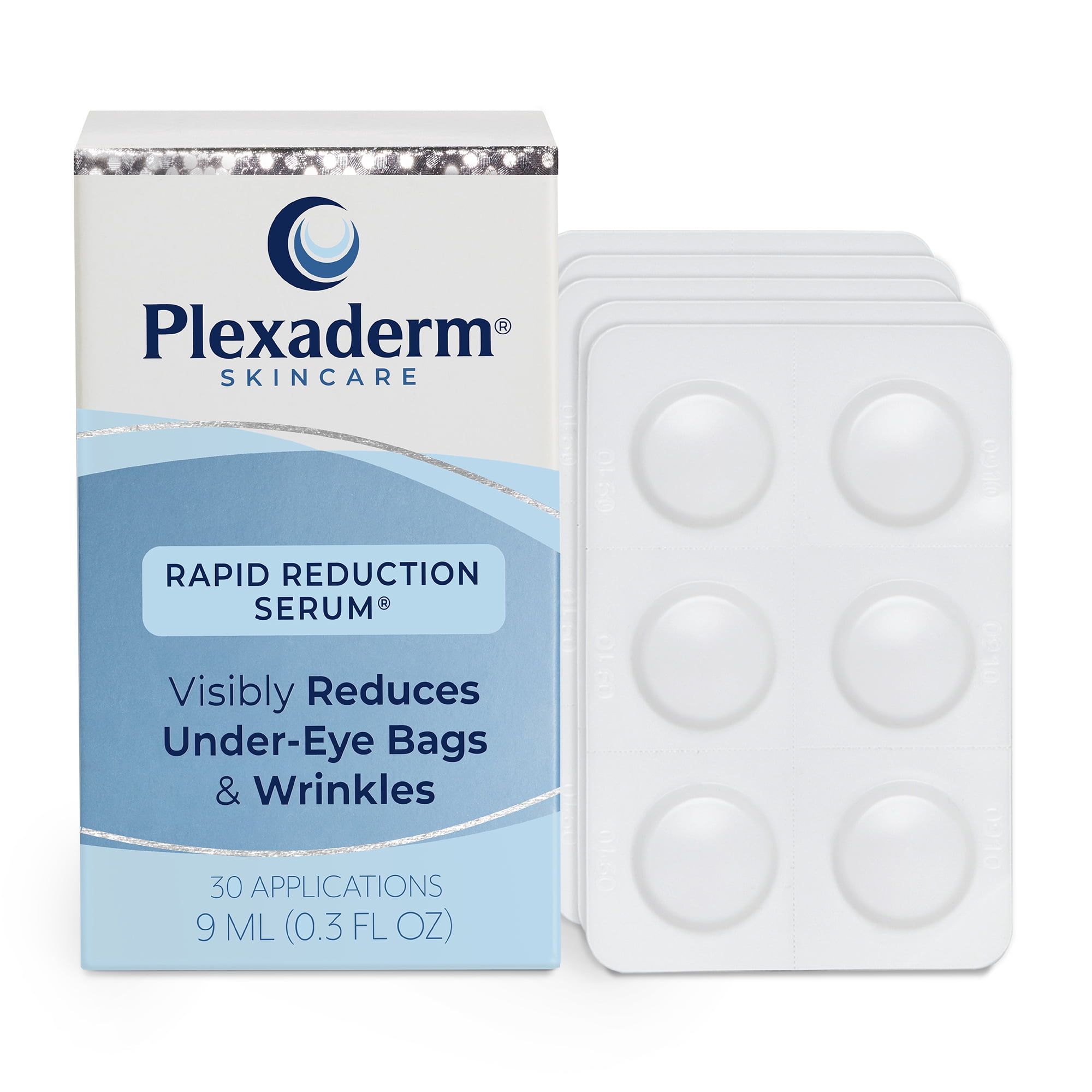 Plexaderm Rapid Reduction Serum - New Single Use Pods - Age-Defying Eye Treatment - Reduce the Look of Under-Eye Bags & Wrinkles, Diminish the Appearance of Dark Circles, Fine Lines &a