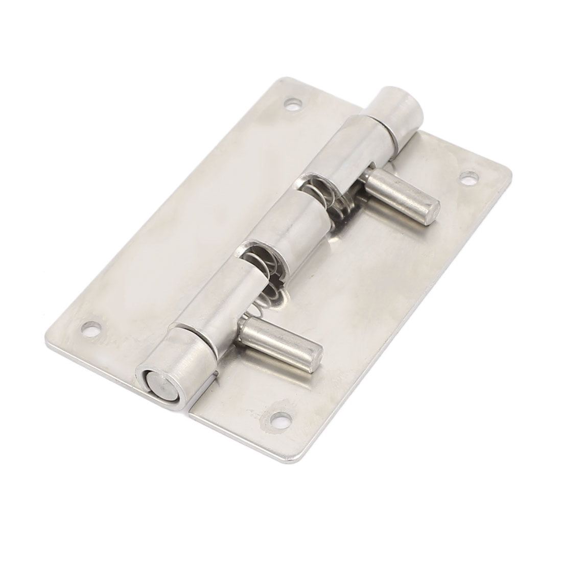 Unique Bargains Cabinet Door Stainless Steel Spring Loaded Detachable Butt Hinge 76mmx51mm