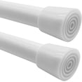 thumbnail image 1 of Small Short Tension Rod, 2 Pack 30 to 42 Inches Rust-Resistance Spring Adjustable Rods, White, 1 of 6