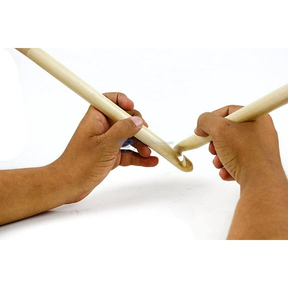 Luxurious Handcrafted Rosewood Deluxe Crochet Hooks | Crocheting & Knitting Accessories | Nagina International (US Size M/13 (9-mm), Rosewood)