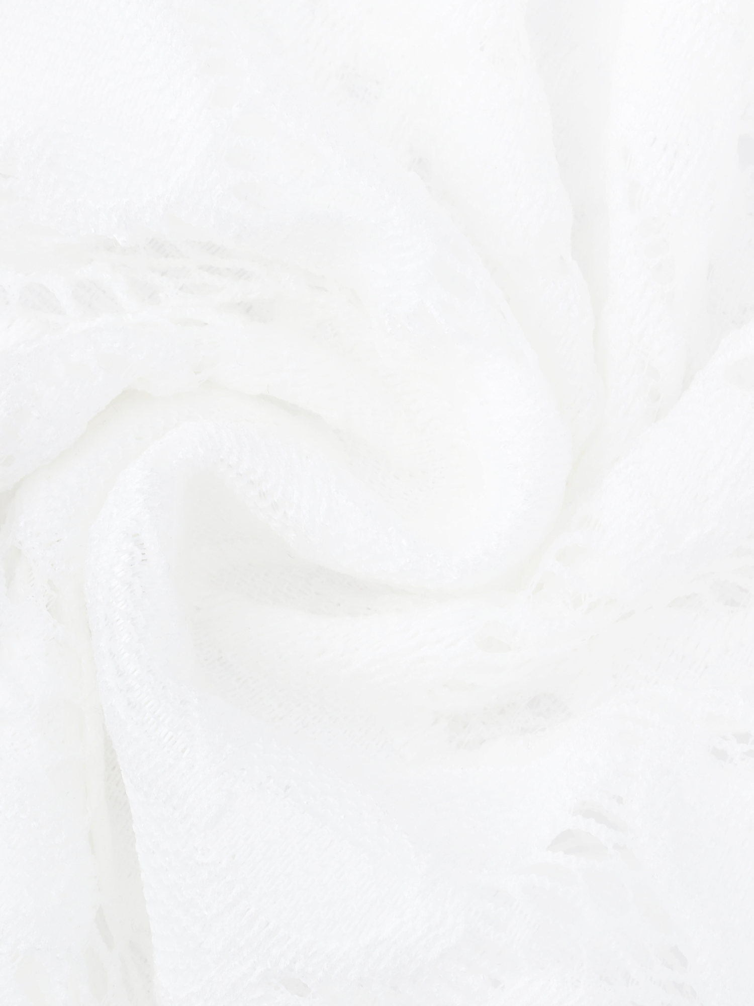 DARING DIVA Women's Plus Scoop Neck 3/4 Sleeves Floral Lace Dresses 5X White